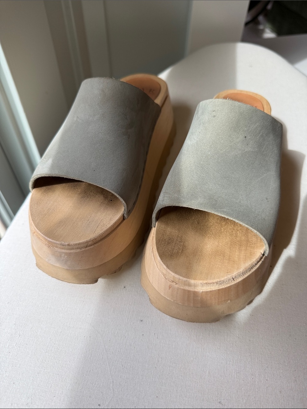 BRYR Chonk Slide Sandal in Agave size 7/37 - Picture 4 of 9